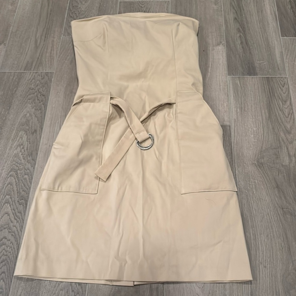 Chaiken Women’s Tan Strapless Dress Size 6